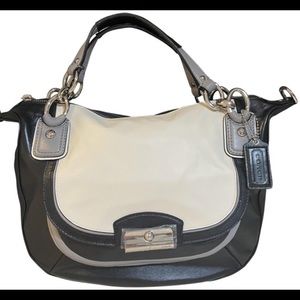 *NWT* Coach Kristen Spectator Black Multi Leather Hobo Bag